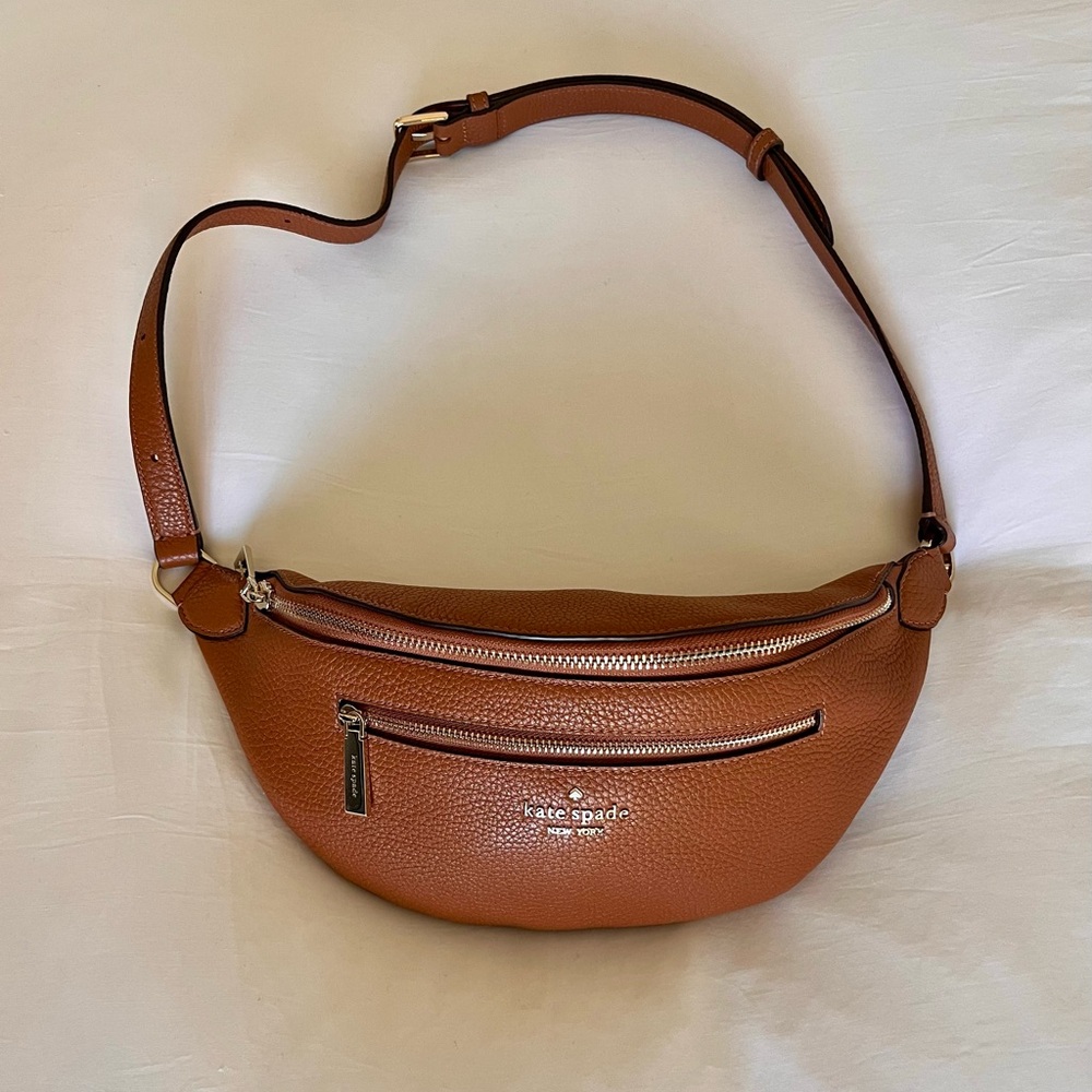 Kate Spade Tan Leather Crossbody/Belt Bag (Fanny Pack)
